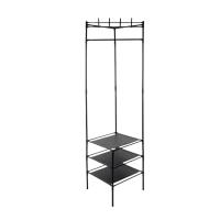 Perchero angular con estantes, fácil instalación estructura metal medidas 180 x 45 cm - details 3