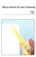 Tijeras De Papel Kawaii Hechas a Mano Para DIY Y Arte Escolar Herramientas De Estación Suministros Artísticos Unidad Por Pieza - details 5