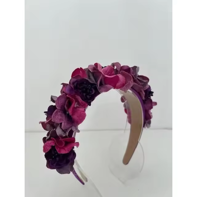 Diadema de flores multicolor - 1