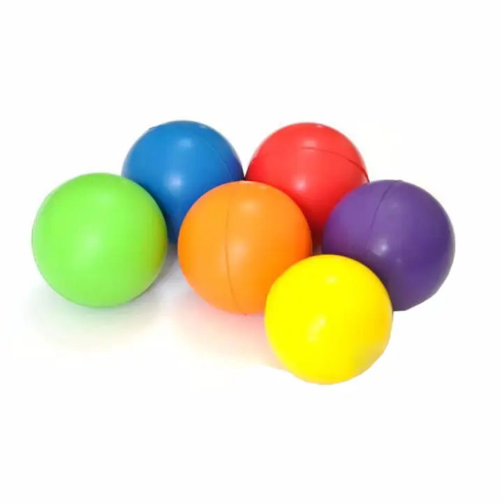 Nueva 1PCS Juguete Antiestrés Para Mano Bola De Espuma Squish Reutilizable De 7cm Para Niños Mediana Tamaño Relajación Y Masaje - 1