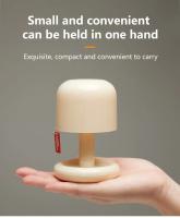 Lámpara De Mesa LED En Forma De Hongo Con Sensor Táctil Y Iluminación Rechargeable Luz De Ambiente Para Decoración Nórdica Luz De Noche Con Efecto Atardecer Para Decoración Del Hogar - details 8