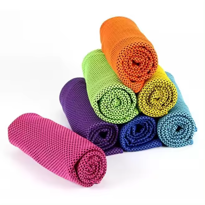 8 Unid(Gris, morado, azul, verde, naranja, rojo, azul claro,Fucsia uno de cada）Toalla de Enfriamiento, Toalla Deporte Gimnasio para Hombre & Mujer, La Toalla de Viaje es Ligera, Ice Towel/Cooling Towel/Toalla Refrescante Ideal para Correr, Yoga, Golf y - 1