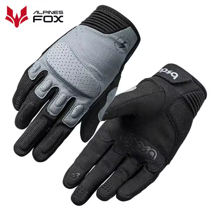 Guantes De Motocicleta Transpirables Para Primavera Y Otoño Guantes De Bicicleta Antigolpes Con Pantalla Táctil Para Moto Deporte Al Aire Libre Unisex - 1