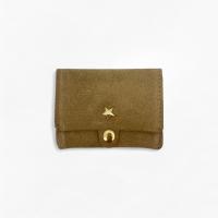 carteras para mujer,monedero ,cartera Pequeña de Piel Ante – Minimalista, Ligero y Multifuncional,Diseño Elegante con estrella, regalo para mujer, tarjetero regalo mujer,para tarjetas, billetes y monedas - details 9