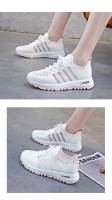 Nuevos zapatos de verano para mujer, zapatos casuales de moda, zapatos deportivos tejidos voladores para mujer, zapatos blancos para mujer, zapatos ligeros para estudiantes - details 3