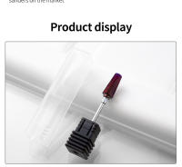 Brocas De Carburo De Titanio Conica Para Uñas 1/4pcs Color Morado pro 3/32 Pulgadas Taladro Para Manicura Eliminador De Polvo De Uñas - details 9