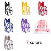 Mochila De Viaje Transparente PVC Impermeable Para Niños Con Hombro Y Estuche De Deporte Aprobado Para Campo Mini Mochila Escolar Con Correa - details 6