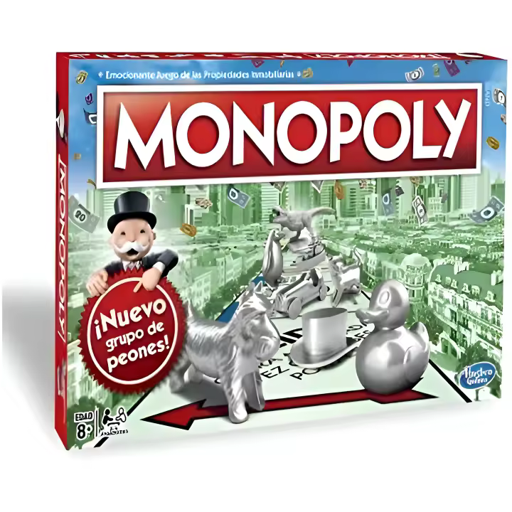 Monopoly - Clásico, Edad recomendada: a partir de 8 años (Hasbro C1009105) - 1