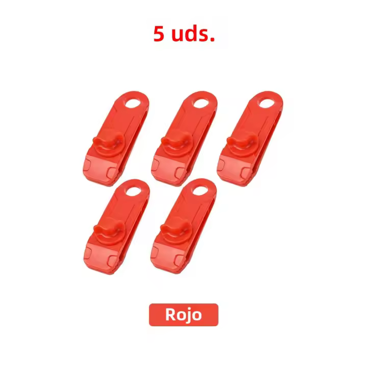  Clips De Sujeción Para Vela De Tenda Accesorios De Camping Y Escalada Reutilizables Resistentes Al Viento Para Tenda Y Canopy - 1