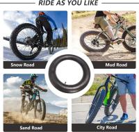Tubo De Bicicleta Para Neumáticos Gruesos 20x4.0 Para Motocicletas De Nieve Bicicletas ATVs Negro Pieza O Paquete De 2PCS - details 9