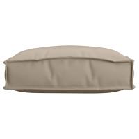 vidaXL Cojín de Exterior Set de 4 Taupe Tela de Poliéster 40 x 40 x 8 cm - details 4