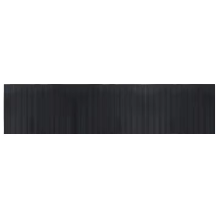 vidaXL Alfombra rectangular bambú 70x300 cm Color Negro,  Natural,  Marrón y mas Alfombras de área  Alfombra de Piso para Sala de Estar Dormitorio Habitación Salón - 1