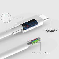 Cable De Carga Rápida Tipo C 1m-2m 60W USB C a Tipo C Para iPhone 16 15 pro Max Xiaomi Cable De Datos Super Rápido Para Teléfonos Móviles - details 2