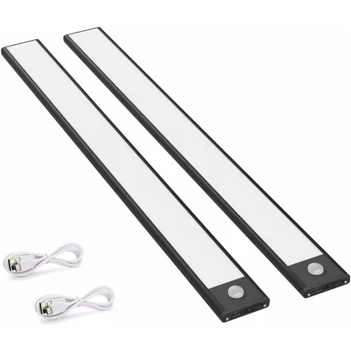 Luces LED para Gabinete con Sensor de Movimiento, 150LM, Batería Recargable - 1