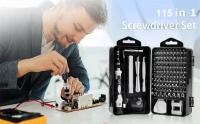 Juego De Destornilladores De Precisión 115 En 1 Con 98 Piezas Magnéticas Herramienta Multifuncional Profesional Para Reparación De iPhone Gafas Material De Acero Cromo Vanadio - details 0