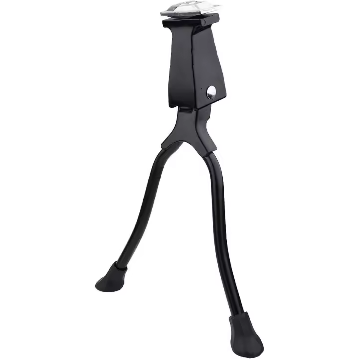 Soporte de bicicleta-Soporte de bicicleta de montaña de aleación de aluminio Soporte de montaje de pie de pierna doble Soporte de estacionamiento de bicicleta de carretera Doble pierna para 26 pulgadas o más - 1