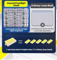 1PC Luz Solar Exterior Impermeable Con Sensor De Movimiento Y Control Remoto 3 Modos 192 LED Para Patio Garage Jardín - details 18