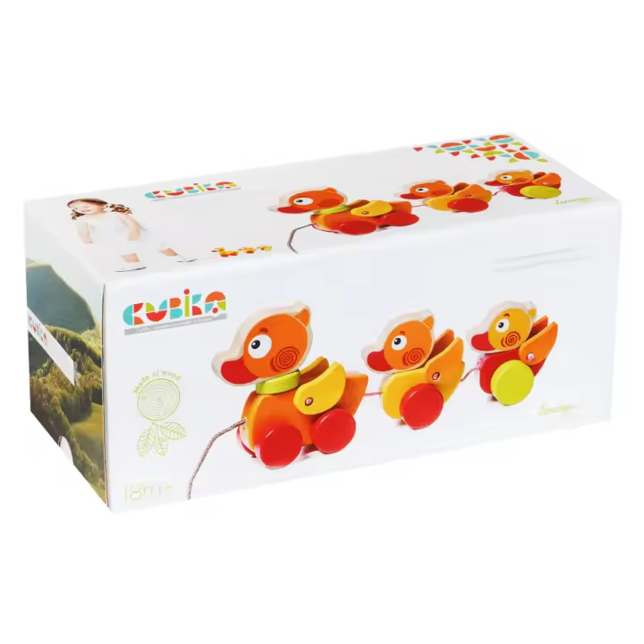 Juguete de Madera Patos de Cubika - 1