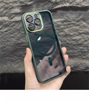 Funda De Carga Inalámbrica Magnética De Acrílico Transparente Para iPhone 16 15 14 plus 13 12 pro Max Resistente a Golpes Y Choques Cubierta Rígida Hybrída - details 20