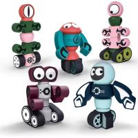 Robots magnéticos, juego de Bloques magnéticos de 35 piezas para niños con Caja de almacenamiento, juego Educativo de Juguetes - details 0