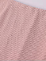 Nuevo Asia Mujer Conjunto De Dos Piezas Rosa Ribbed Tejido Con Top De Manga Larga Y Falda Maxi Espalda Descubierta Estilo Elegante Para Fiesta Y Club - details 12
