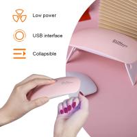 Lampa De Uñas LED Mini Para Gel Y UV Portátil Secador De Uñas Para Mujeres Y Niñas Lampa De Manicura Con 6 Lámparas LED Potencia De 6W ABS USB - details 2