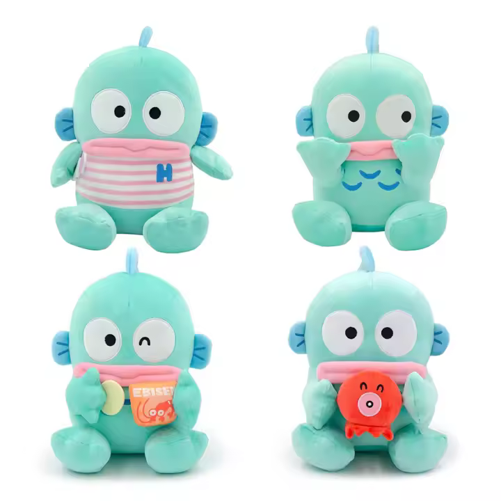 Muñeca De Peluche Sanrio Hangyodon Y Sayuri Juguetes Para Niños Cojín Decorativo De Moda Relleno De Algodón PP Regalo De Cumpleaños - 1