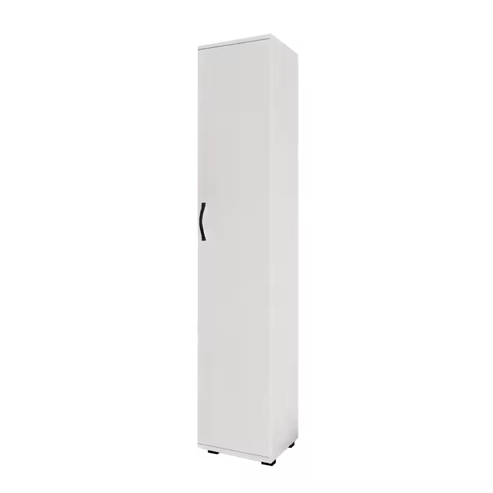 CATTERHOUSE Armario Multiusos CATTERHOUSE Atenas 160 Blanco 159x29,5x31,5 cm Armario para Baño o Despensa  1 Puerta y 4 - 1