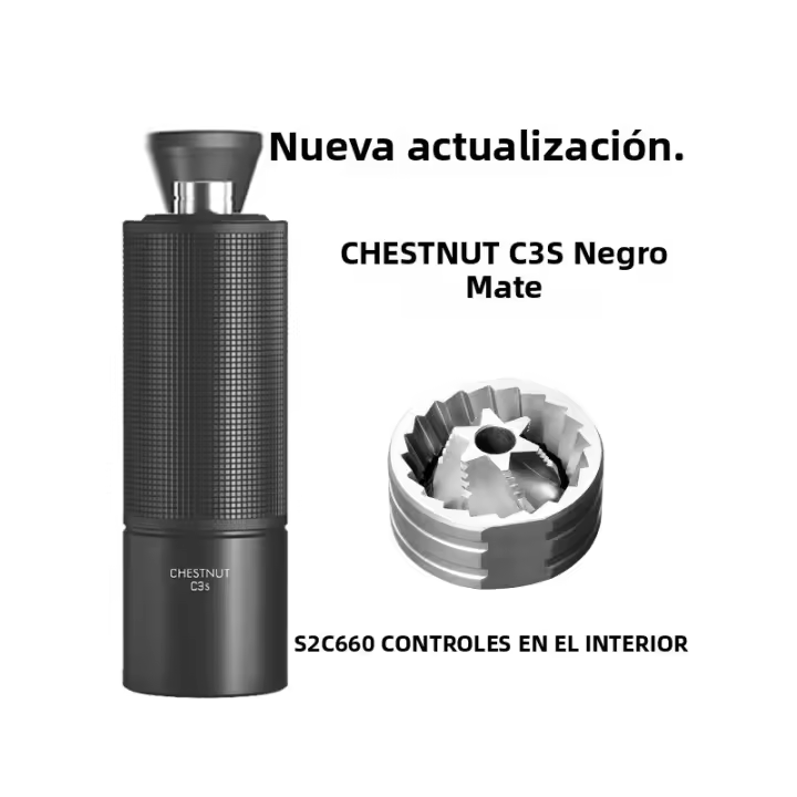 Timemore Chestnut C3S / C3ESP Molinillo De Café Manual Con Cuerpo De Metal Todo Metal Y Diseño Antideslizante Portátil Con Molienda De Bolas S2C - 1