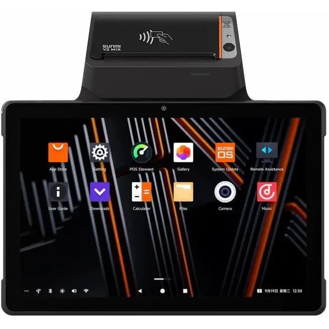 TPV Táctil SUNMI V3 MIX - Android 13 - Pantalla de 10.1" HD - Impresora Térmica Integrada 80mm - Conectividad Wi-Fi y 4G -  TPV Comercio y Hosteleria - Solución Compacta para Negocios - 1