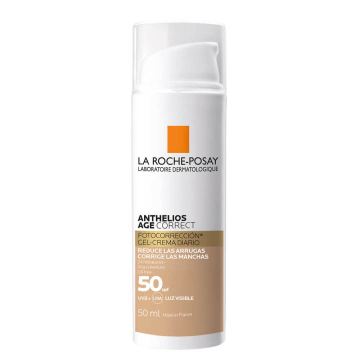 La Roche Posay Anthelios Spf50+ Gel-Crema Age Correct Color 50 ml — oferta en Miravia