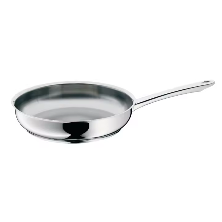 WMF Favorit - Sartén de Acero Cromargan Inoxidable 18/10 sin recubrimiento Apto para todo tipo de cocinas - 1