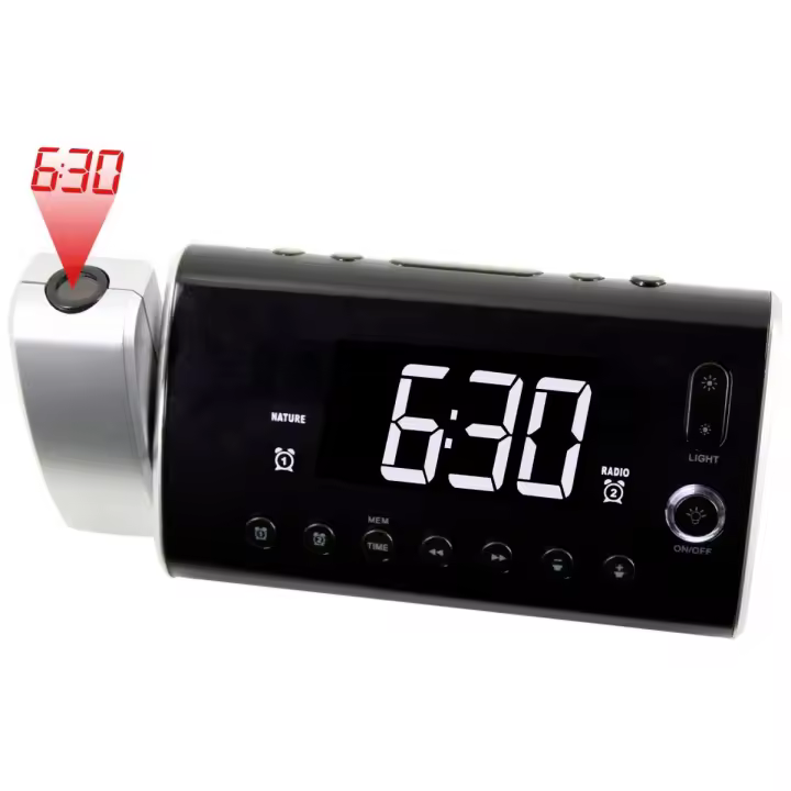 Radio Reloj Soundmaster UR1000 con Simulación Salida del Sol y Control Remoto de Lamparita - 1