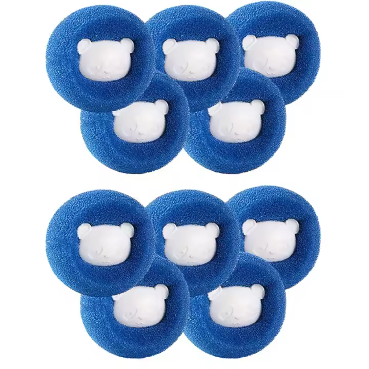 Bola Reutilizable Para Eliminar Pelo De Mascotas Lint Catcher Para Lavadora Herramienta De Limpieza Para Pelos De Gato Y Perro Material Plástico - 1