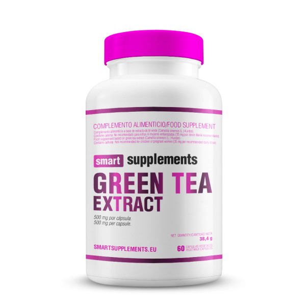 Extracto de Té Verde 500mg - 60 Cápsulas Vegetales Smart Supplements