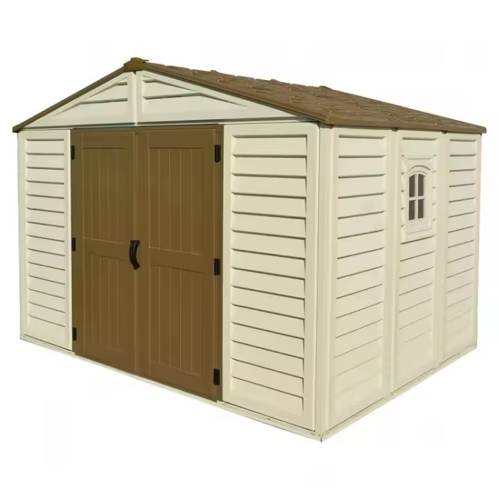 WoodBridge Plus 10,5 'x 8' Duramax Premier PVC Home, 325x247x233 cm - 1
