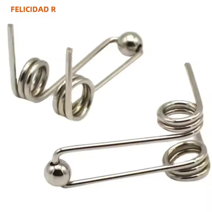 2Pcs Spring De Acero Para Rizador De Cabello Accesorios De Repuesto De Diámetro De Hilo 1.2mm Torcedor De Devolución Doble Para Peluquería Y Decoración De Hogar - 1