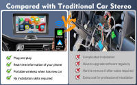 Radio Automotriz Universal De 7 Pulgadas Con Apple Carplay Android Auto Multimedia Video Player Táctil FM Bluetooth WIFI Para Coche - details 5