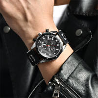 Reloj De Pulsera De Lujo LIGE Para Hombre Cuarzo Deportivo Resistente Al Agua Con Correa De Silicona Y Función Cronógrafo - details 21