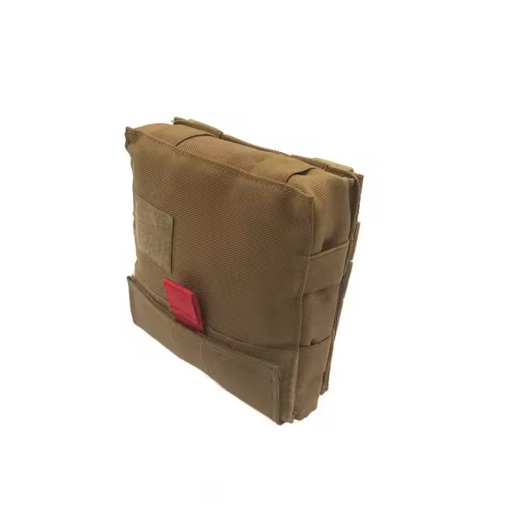 Bolsa De Primeros Auxilios Táctica Con Malla MOLLE Para Cinturón Y Chaleco Táctico Resistente Y Ligera Bolsa De Medicina IFAK De Tamaño 15*15*5cm Para Deportes Al Aire Libre Caza Y Táctica - 1