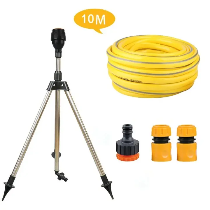 Riega 360 Grados Con Trípode Magnum Set De Riego Automático Para Jardín Y Paisajismo Herramienta De Riego Metálica - 1