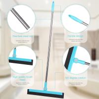 Escobilla De Piso Con Mango Ajustable De 180 Grados Y Longitud De 35.4 Pulgadas Para Lavar Y Secar Superficies De Azulejos Vidrio Mármol Madera Práctica - details 2