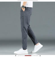Pantalones Casuales Para Hombre Mingyu Verano Cintura Media Ajustados Elasticidad Negro Verde Gris Ligero Talla 28-38 - details 7
