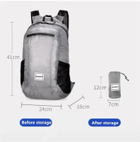 Mochila De Senderismo Al Aire Libre 20L Ligera Portátil Plegable Impermeable Para Hombres Y Mujeres Viajes Senderismo - details 2