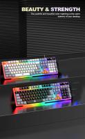 RAIKU T26 Teclado Y Ratón Gaming Con Iluminación De Tres Niveles Mecanismo De Teclas Toque Wired Para Desktop Laptop Tablet - details 3