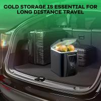 Mini Nevera Portátil para Coche de 6.02 L - Enfriador portátil para bebidas, frutas y viajes - Eléctrico DC 12V, diseño compacto para viajes por carretera, campamentos y aventuras al aire libre, nevera para vehículos RV - details 6
