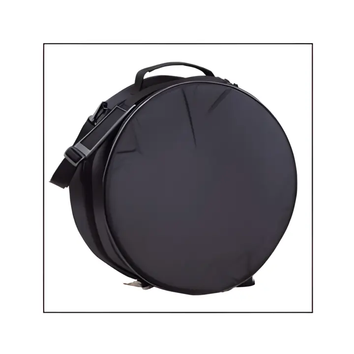 funda tambor cuerdas asturiano acolchado 10 mm.(38x30 cm.) negro - 1
