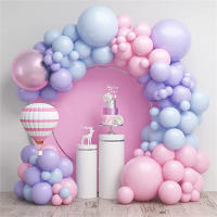 Kit De Globos De Látex Azul Morado Rosa 115pcs Tamaños Diferentes Para Cumpleaños Bodas Revelación De Género Decoración De Fiesta - details 0