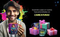 Kembilove Taza personalizada con caricatura y nombre para Papá - Tazas para padres - Tazas originales para regalar - Día del Padre regalos - Tazas desayuno en cerámica 350ML (Diferentes diseños) - details 0