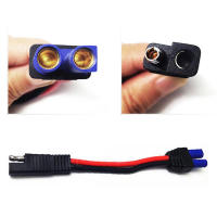 Cable De Solar De Cobre Grueso Adaptador SAE Hembra a EC5 Femenino Cable De Poder Para Batería Compatible Con SAE Plug - details 5
